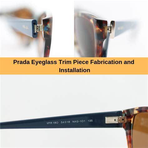 prada eyeglass frame trim bar piece|Prada Glasses Replacement Parts .